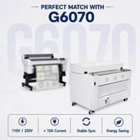 Imprimante DTF, machine d'impression directe sur film, imprimante à transfert thermique pour imprimante de t-shirts G6070, 36 pouces/90 cm, agitateur DTF