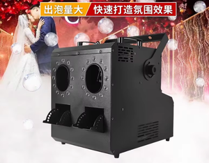 Máquina de Burbujas LED Impermeable de Doble Cabezal con Efecto de Niebla y Humo, Control Remoto para Bodas, Discotecas y Fiestas - Product Image 2