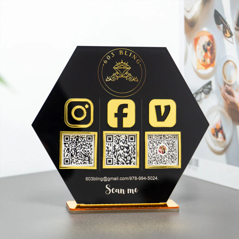 Couleur personnalisée avec 3 QR Code