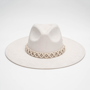 <span class=keywords><strong>Sombrero</strong></span> Fedora para Hombre y <span class=keywords><strong>Mujer</strong></span>, Color Liso, Estilo Retro, Panamá, Ala Ancha, Gamuza, Fieltro, Jazz, Formal, con Cinturón, para Exteriores, Casual - Product Image 2