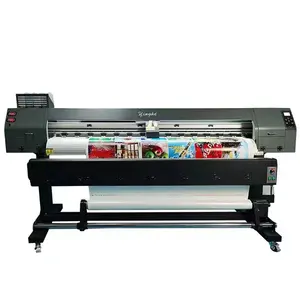 solvent printer cutting plotter machine flag printing machine