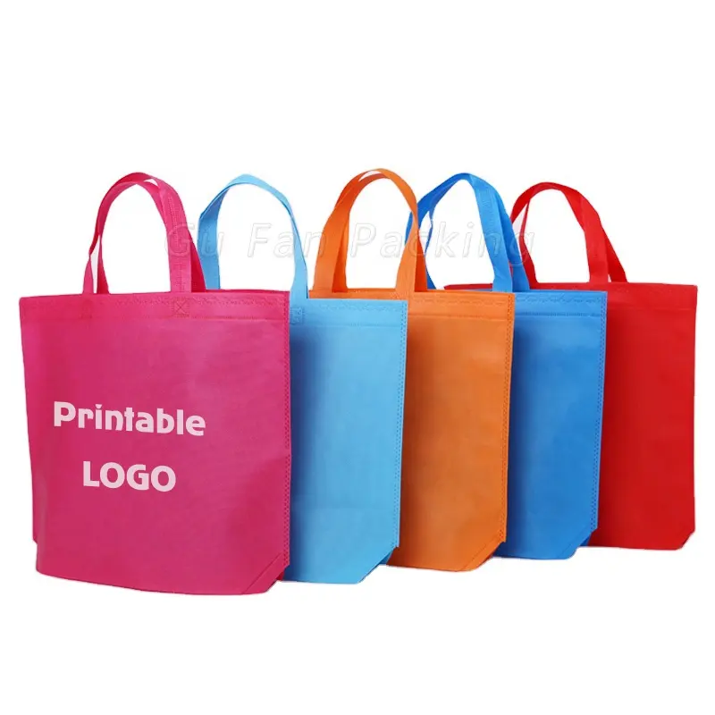 Fabrika fiyat yüksek kalite promosyon PP yeniden kullanılabilir tuval pamuklu kağıt Tote çanta olmayan dokuma özel logo ile alışveriş çantası