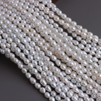 Perles baroques uniques à l'éclat froid, perles d'eau douce irrégulières en forme de goutte d'eau, collier de perles pour la création de bijoux haut de gamme faits à la main