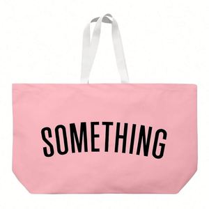 Low MOQ Extra <b>Large</b> Customized Logo Printed Daily Usage Casual Shopping Oversized <b>Canvas</b> <b>Bag</b> for Women - Product Image 1