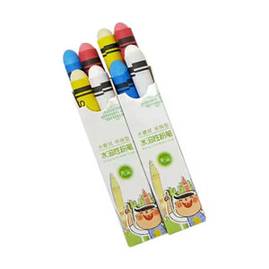 Craie soluble dans l'eau de haute qualité pour l'école à domicile, <span class=keywords><strong>utilisation</strong></span> de 4 couleurs, non toxique, <span class=keywords><strong>utilisation</strong></span> par les enfants, sans poussière, portable - Product Image 1