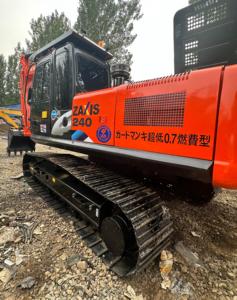 Excavatrice d'occasion HITACHI ZX240 ZX350, 24 tonnes, 35 tonnes, excavatrice hydraulique sur chenilles de taille moyenne, d'origine japonaise, bon état, faible nombre d'heures, prix bas - Product Image 5