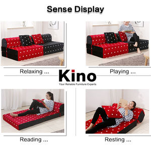 नई तह सोफे बिस्तर बहुक्रिया कमरे में रहने वाले सोफे कुर्सी फोम थोक सस्ते सोफे - Product Image 3