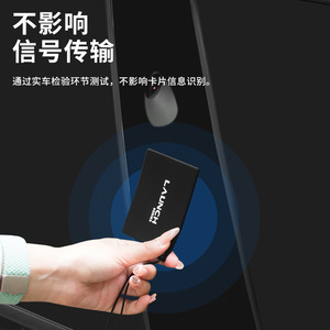 Étui à clés en silicone Tesla, pochette pour clés pour Model 3 Y Model X, sac à clés de voiture, série Launch - Product Image 3