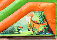 Videur gonflable à thème Dino de haute qualité avec toboggan pour enfants Bouncy Castle Jumper Fun