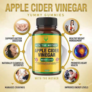 แคปซูลน้ำส้มสายชูหมักแอปเปิ้ล OEM ODM ผสมสารสกัดรากขิงและอินนูลิน 1500 มก. ช่วยควบคุมน้ำหนัก แคปซูล ACV - Product Image 4