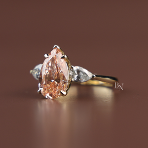 3.9 Carat Lab Grown <b>Diamond</b> Engagement <b>Ring</b> for Women Premium Fine Jewelry in Silver 10K Gold 14K Gold 18K Gold Luxury Bridal - Product Image 2