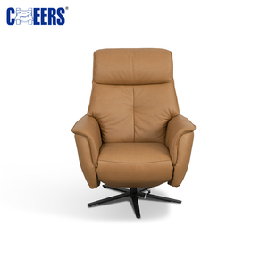 Sillón Reclinable de Cuero MANWAH CHEERS, Giratorio y Ajustable para Sala de Estar, Modelo EU-UK70535M, Sillón Deslizante Reclinable EU-UK70535M EU-UK70535 - Product Image 3