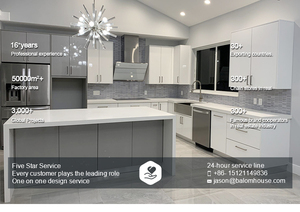 Mobilier de <span class=keywords><strong>cuisine</strong></span> pour hôtels de charme, élégant et fonctionnel, avec étagères ouvertes et quincaillerie noire - Product Image 5