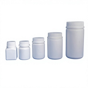 Pot pharmaceutique avec bouchon sécurité enfant, flacon en PEHD de qualité alimentaire pour capsules, comprimés et nutraceutiques - Product Image 1