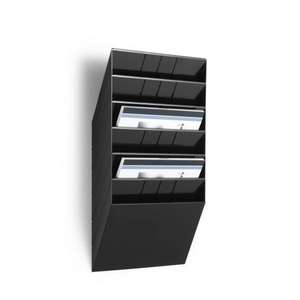 DURABLE - 1709785400 Flexiboxx 6 A4 Pantalla de pared horizontal, tamaño A4, 6 compartimentos, 348x620x95mm - Product Image 2