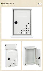 Boîte aux lettres murale décorative extérieure moderne en métal boîte aux lettres <span class=keywords><strong>poste</strong></span> pour l'<span class=keywords><strong>affranchissement</strong></span> - Product Image 4