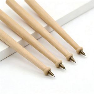 Bolígrafos Ecológicos de Madera con Forma de Bate de Béisbol, Personalizables con Logotipo, Ideales para Niños, Venta al Por Mayor - Product Image 3