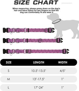 LED <b>Dog</b> <b>Collar</b> USB Rechargeable with Glowing & Adjustable Flashing Design Nylon Webbing Fur Trim - Product Image 5