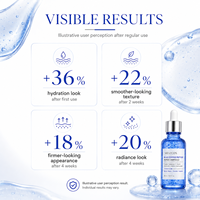 Ampoule réparatrice au peptide de cuivre bleu, ectoïne, panthénol, bêta-glucane, acide hyaluronique, sérum hydratant pour la barrière cutanée, 30 ml, OEM ODM