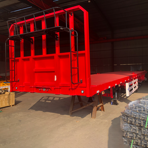 Chine ZW Group remorque de camion à pont plat 40ft 60ft Cargo remorque à plat Superlink - Product Image 3