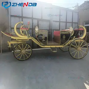 Sử dụng chất lượng cao Hoàng Gia Ngựa Wagon phong cách Châu Âu Hoàng Gia Ngựa giỏ hàng công chúa kate đám cưới hoàng gia ngựa vận chuyển để bán