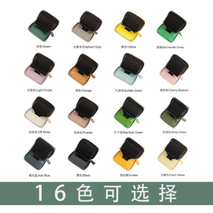 Portefeuille en cuir véritable antivol personnalisé en gros, porte-cartes multifonctionnel, porte-monnaie zippé grande capacité - Product Image 2