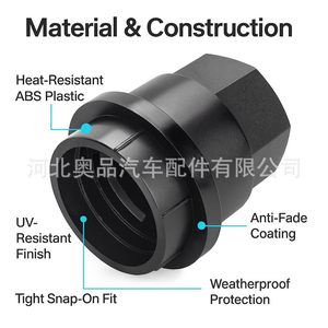 <b>Plastic</b> <b>Wheel</b> Nut Caps 24mm For Gm Chevrolet Automotive Dustproof Rustproof Replacement Parts - Product Image 4