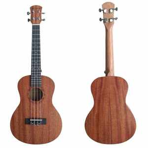 Ukulele soprano Surpassmusica Acoustic 26 pouces, couleur marron, son agréable, en bois de mahogany massif. - Product Image 1