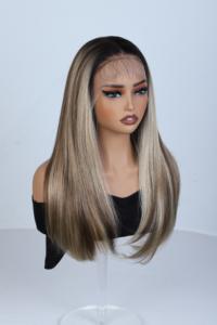Wholesale 13X6 Transparent <b>Lace</b> <b>Wig</b> High Temperature Fiber Synthetic Hair Pre-Plucked Baby Hair Glueless 180% Density <b>Wig</b> - Product Image 3