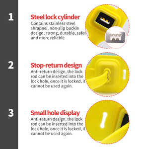 BCP027 Con Dấu Nhựa Dùng Một Lần An Toàn Vận Chuyển Với Số Sê-ri Khóa Niêm Phong Hộp Đựng An Toàn - Product Image 3