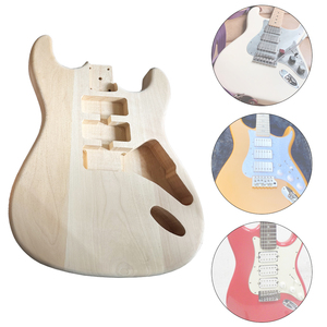 <span class=keywords><strong>NAOMI</strong></span> Corps de guitare électrique en bois de remplacement pour ST HHH HH SSH HSH Humbucker Pickups Guitares à cordes Pièces de bricolage Accessoires - Product Image 2