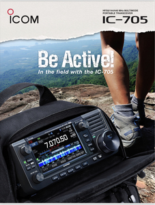 ICOM ic705 xe đài phát thanh HF 440Mhz thu phát cầm tay trực tiếp lấy mẫu hệ thống nhỏ gọn trọng lượng nhẹ RF Thu máy phát - Product Image 2