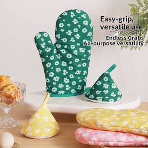 Gants de <span class=keywords><strong>cuisson</strong></span> professionnels résistants à la chaleur pour une utilisation avec les plaques à induction et les ensembles de casseroles en acier inoxydable - Product Image 3