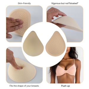 En venta Formas de senos de algodón Sujetador de senos Almohadilla de inserción Mastectomía Soporte de cáncer de mama Esponja Prótesis de senos para mujeres Sujetador - Product Image 3