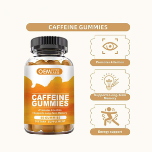 OEM Private Label Energy caffeina integratori di caffeina Gummies per adulti promuove <span class=keywords><strong>l</strong></span>'<span class=keywords><strong>attenzione</strong></span> supporta <span class=keywords><strong>l</strong></span>'energia della memoria a lungo termine - Product Image 4