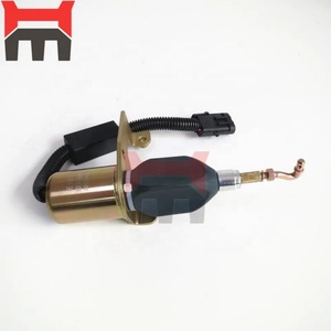 โซลินอยด์วาล์ว 3974947 12VDC สำหรับควบคุมการหยุดเครื่องยนต์รถขุด - Product Image 2