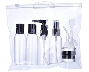 Set de viaje para rellenar botellas, envases cosméticos de plástico, descuento especial, set de artículos de aseo portátiles, botella de plástico - Product Image 1