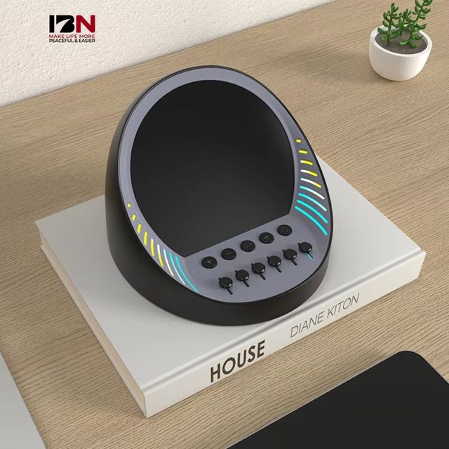 IBN White Noise Sleep Sound Machine Baby Sleep Aid Portable Smart Night Light Therapy Natural Sounds