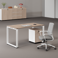 Bureau de direction moderne en bois Shuo Ran |   Bureau commercial durable avec tiroir de rangement pour dossiers