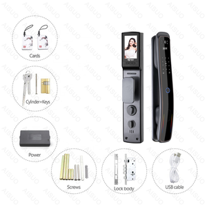 Serrure de porte numérique de clavier d'écran tactile d'APPLI de WIFI de prix usine avec la serrure futée d'appareil-photo - Product Image 6