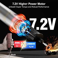 ATuMan DUKA Pena Pengukir Motor Kuat untuk Pengamplasan & DIY, Lampu LED untuk Pemolesan, Pengeboran, Pemahatan, Alat Putar Nirkabel USB