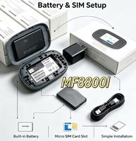 Routeur sans fil externe portable de marque OEM MF8800L doté de la technologie double bande 2,4G/5G, vitesses de 300 Mbps, prend en charge la carte SIM