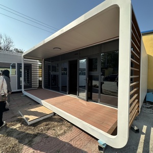 Casas Modulares Prefabricadas de Vidrio de 20 pies y 40 pies, Oficina en Contenedor, Casa Portátil Tipo Apple Pod, Cabaña Móvil Tipo Apple, Hecho en China - Product Image 3