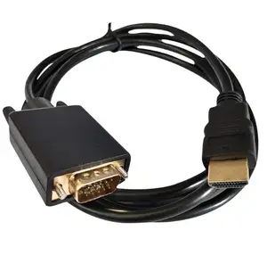 1.8m para computador vga com núcleo conectado ao display linha de conversão tovga hd projeção