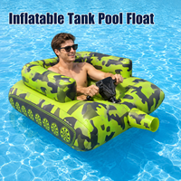 Piscine gonflable camouflage en PVC robuste personnalisée avec pistolet à eau, flotteur gonflable pour réservoir d'eau pour le plaisir aquatique estival en extérieur