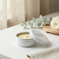 Pot en aluminium rond de 1 oz pour baume à lèvres, impression personnalisée, matériaux recyclés pour crèmes cosmétiques et rouges à lèvres