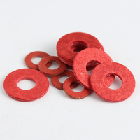 Kit de rondelles plates en fibre de papier d'acier rouge rondelle d'isolation assortie M2 M3 M4 M5 M6 M7 M8 tailles rondelles