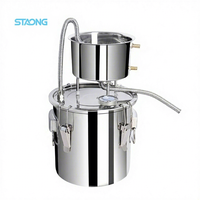 Distillateur d'alcool et de bière domestique en acier inoxydable 10 22 35 55L, équipement de distillation à vendre