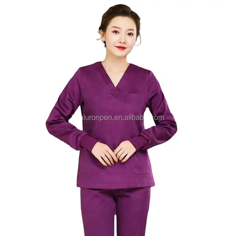 Vesta Hot Selling Lange Mouw Handen Wassen Kleding Serie Medische Uniformen Voor Unisex