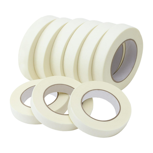 <span class=keywords><strong>Ruban</strong></span> adhésif en papier crépon blanc personnalisé, haute température, 1 pouce, pour peinture automobile, à prix abordable, avec logo - Product Image 4